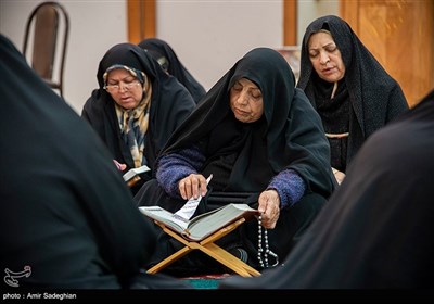 جزخوانی قرآن کریم در حرم مطهر شاهچراغ (ع)