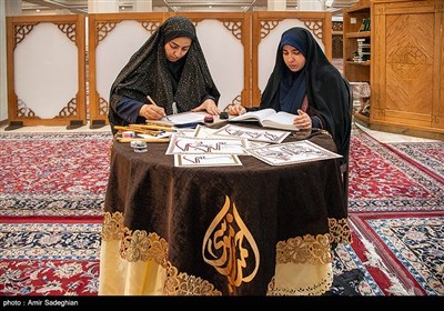 جزخوانی قرآن کریم در حرم مطهر شاهچراغ (ع)