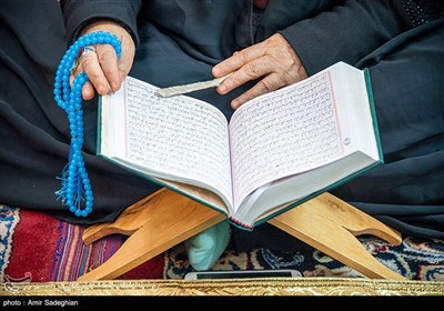 جزخوانی قرآن کریم در حرم مطهر شاهچراغ (ع)