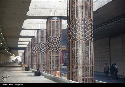 بازدید اصحاب رسانه از زیر گذر نیمه مسقف گویم شیراز