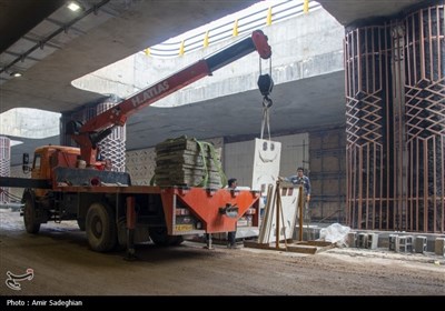 بازدید اصحاب رسانه از زیر گذر نیمه مسقف گویم شیراز
