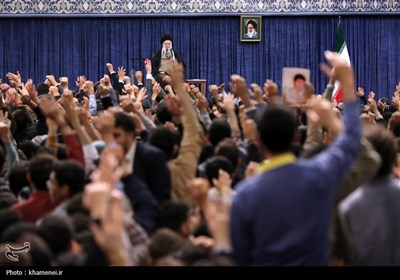 دیدار رمضانی دانشجویان با رهبر معظم انقلاب