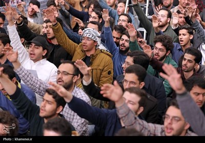 دیدار رمضانی دانشجویان با رهبر معظم انقلاب