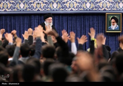 دیدار رمضانی دانشجویان با رهبر معظم انقلاب