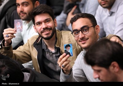 دیدار رمضانی دانشجویان با رهبر معظم انقلاب