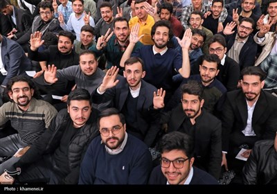 دیدار رمضانی دانشجویان با رهبر معظم انقلاب