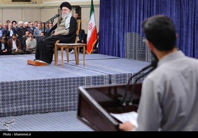 دیدار رمضانی دانشجویان با رهبر معظم انقلاب