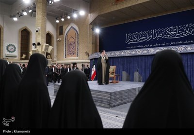 دیدار رمضانی دانشجویان با رهبر معظم انقلاب