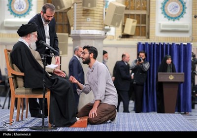 دیدار رمضانی دانشجویان با رهبر معظم انقلاب