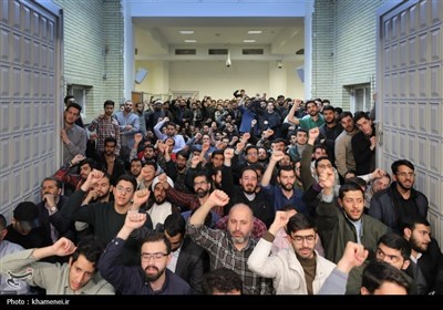 دیدار رمضانی دانشجویان با رهبر معظم انقلاب