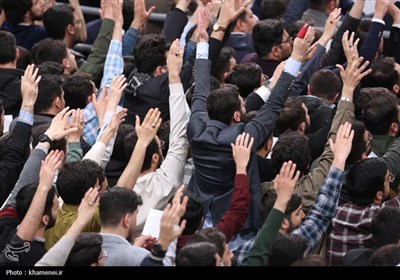 دیدار رمضانی دانشجویان با رهبر معظم انقلاب
