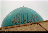 گنبد فیروزه‌ای مسجد باقرالعلوم؛ نماد آرامش در فضای علمی دانشگاه کرمان