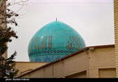 گنبد فیروزه‌ای مسجد باقرالعلوم؛ نماد آرامش در فضای علمی دانشگاه کرمان