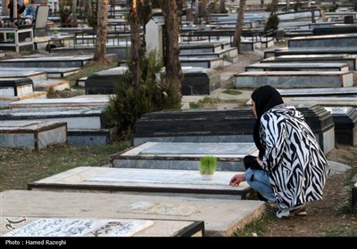 زیارت اهل قبور در پنجشنبه آخر سال - ابهر