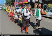 Встреча Новруза карнавальным парадом в Гиляне