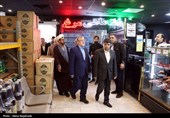 بازدید فرماندار و شهردار مشهد از فروشگاه‌های عرضه محصولات غذایی و کالاهای اساسی