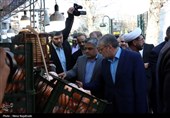 بازدید فرماندار و شهردار مشهد از فروشگاه‌های عرضه محصولات غذایی و کالاهای اساسی