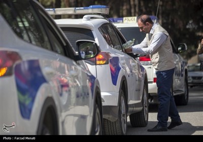 مانور ستاد خدمات سفرهای نوروزی در کرمانشاه