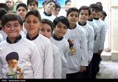 مراسم ضیافت 2000 نفری دانش آموزان همدانی