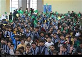 مراسم ضیافت 2000 نفری دانش آموزان همدانی