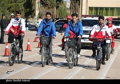رزمایش طرح ترافیکی نوروز ۱۴۰۴ در کرمان 
