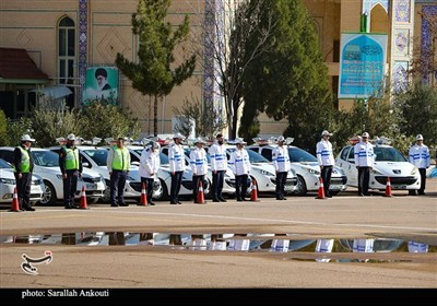 رزمایش طرح ترافیکی نوروز ۱۴۰۴ در کرمان 