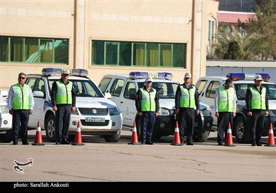 رزمایش طرح ترافیکی نوروز ۱۴۰۴ در کرمان 