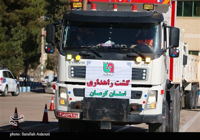 رزمایش طرح ترافیکی نوروز ۱۴۰۴ در کرمان 