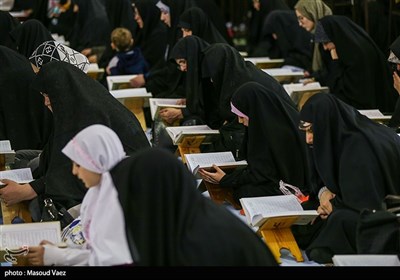 جزخوانی قرآن کریم در مصلی تبریز