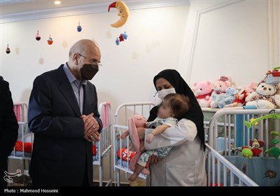 بازدید قالیباف از موسسه خیره بهشت امام رضا علیه السلام