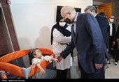 بازدید قالیباف از موسسه خیره بهشت امام رضا علیه السلام