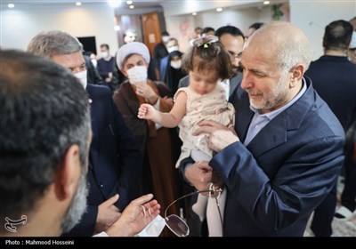 بازدید قالیباف از موسسه خیره بهشت امام رضا علیه السلام