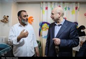 بازدید قالیباف از موسسه خیره بهشت امام رضا علیه السلام