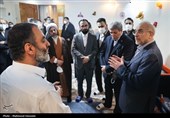 بازدید قالیباف از موسسه خیره بهشت امام رضا علیه السلام
