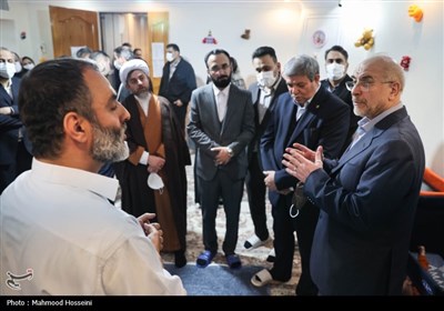 بازدید قالیباف از موسسه خیره بهشت امام رضا علیه السلام