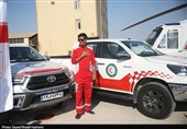رونمایی از تجهیزات جدید امداد و نجات هلال‌احمر بوشهر
