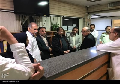 بازدید معاون استاندار از مراکز امدادی یزد در چهارشنبه سوری