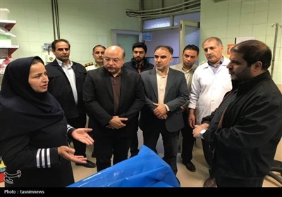 بازدید معاون استاندار از مراکز امدادی یزد در چهارشنبه سوری