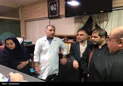 بازدید معاون استاندار از مراکز امدادی یزد در چهارشنبه سوری