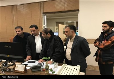 بازدید معاون استاندار از مراکز امدادی یزد در چهارشنبه سوری