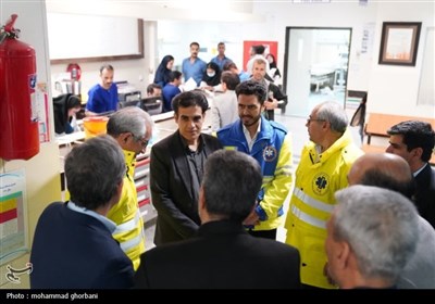 بازدید سرپرست دانشگاه از اورژانس 115 استان و بیمارستان امام رضا (ع)