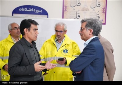 بازدید سرپرست دانشگاه از اورژانس 115 استان و بیمارستان امام رضا (ع)