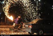 توقیف 40 خودروی متخلف در شب چهارشنبهسوری قم