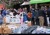 People Shop at Local Bazaars in Preparation for Nowruz