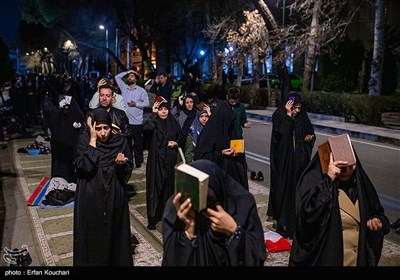 مراسم احیای شب نوزدهم ماه مبارک رمضان در دانشگاه تهران