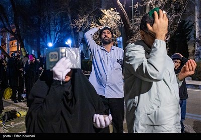 مراسم احیای شب نوزدهم ماه مبارک رمضان در دانشگاه تهران