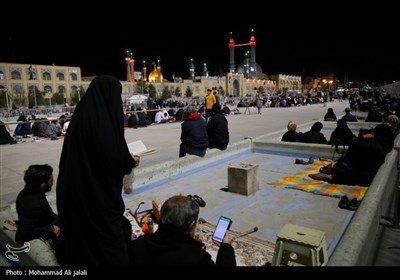 مراسم احیاء شب نوزدهم ماه مبارک رمضان در حرم مطهر حضرت معصومه (س)