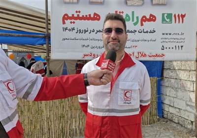 آغاز طرح ملی خدمات بشر دوستانه به مسافران در رودسر گیلان