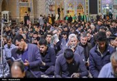 برپایی آیین شب قدر در حرم هلال بن علی