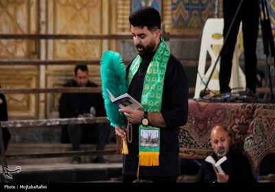 برپایی آیین شب قدر در حرم هلال بن علی
